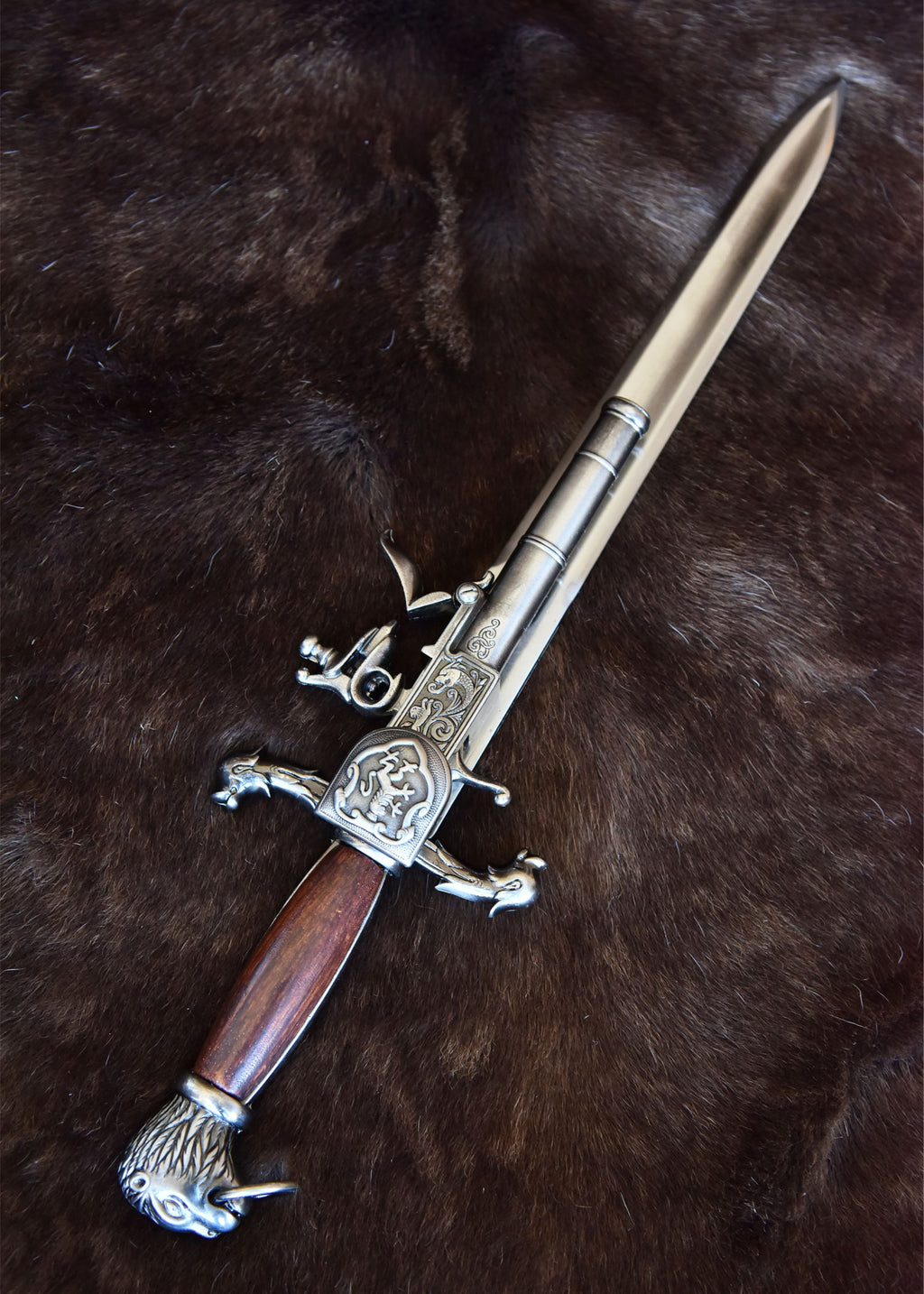 Couteau pirate dague pistolet allemand, 18e siècle Pirates Wares