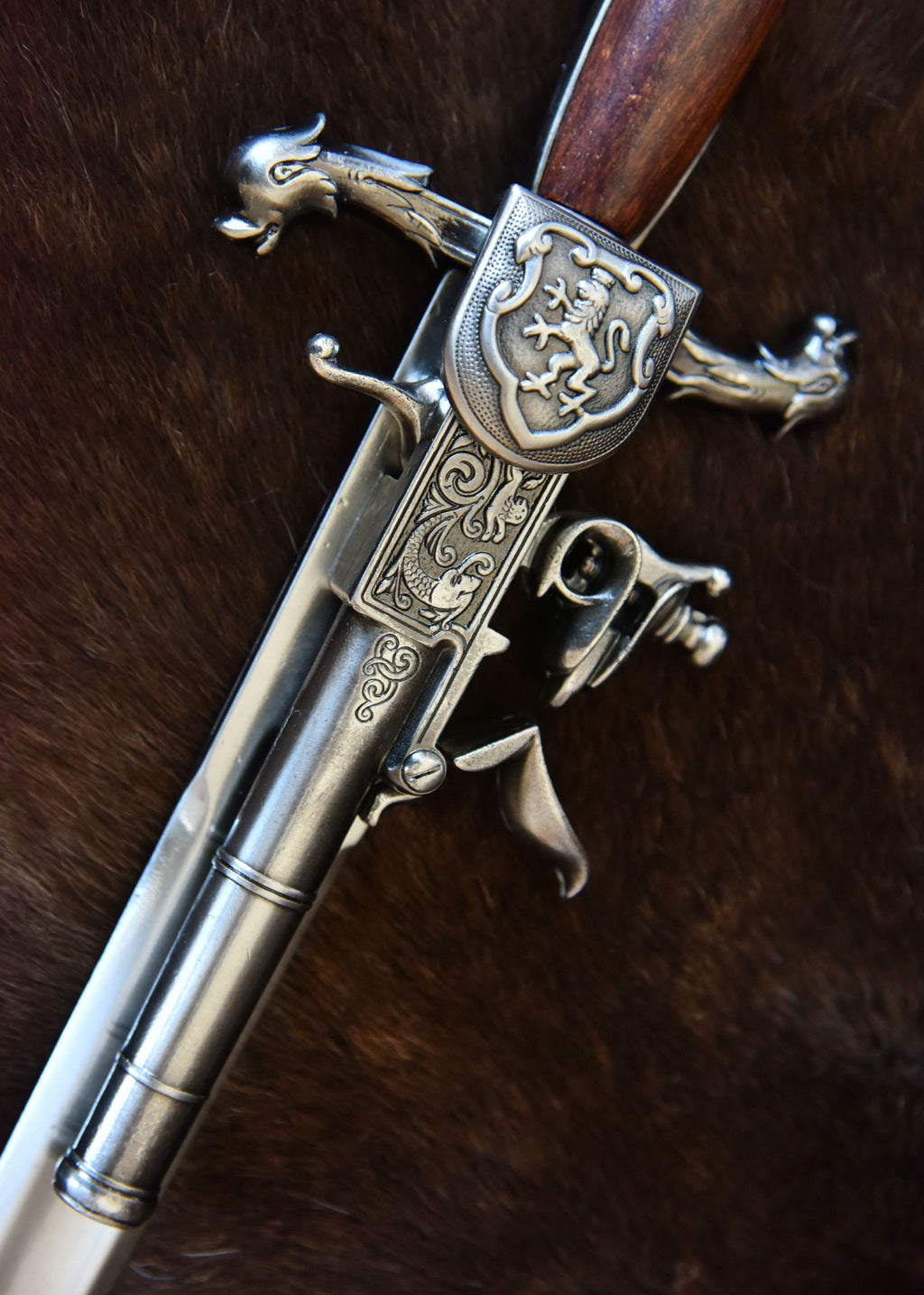 Couteau pirate dague pistolet allemand, 18e siècle Pirates Wares