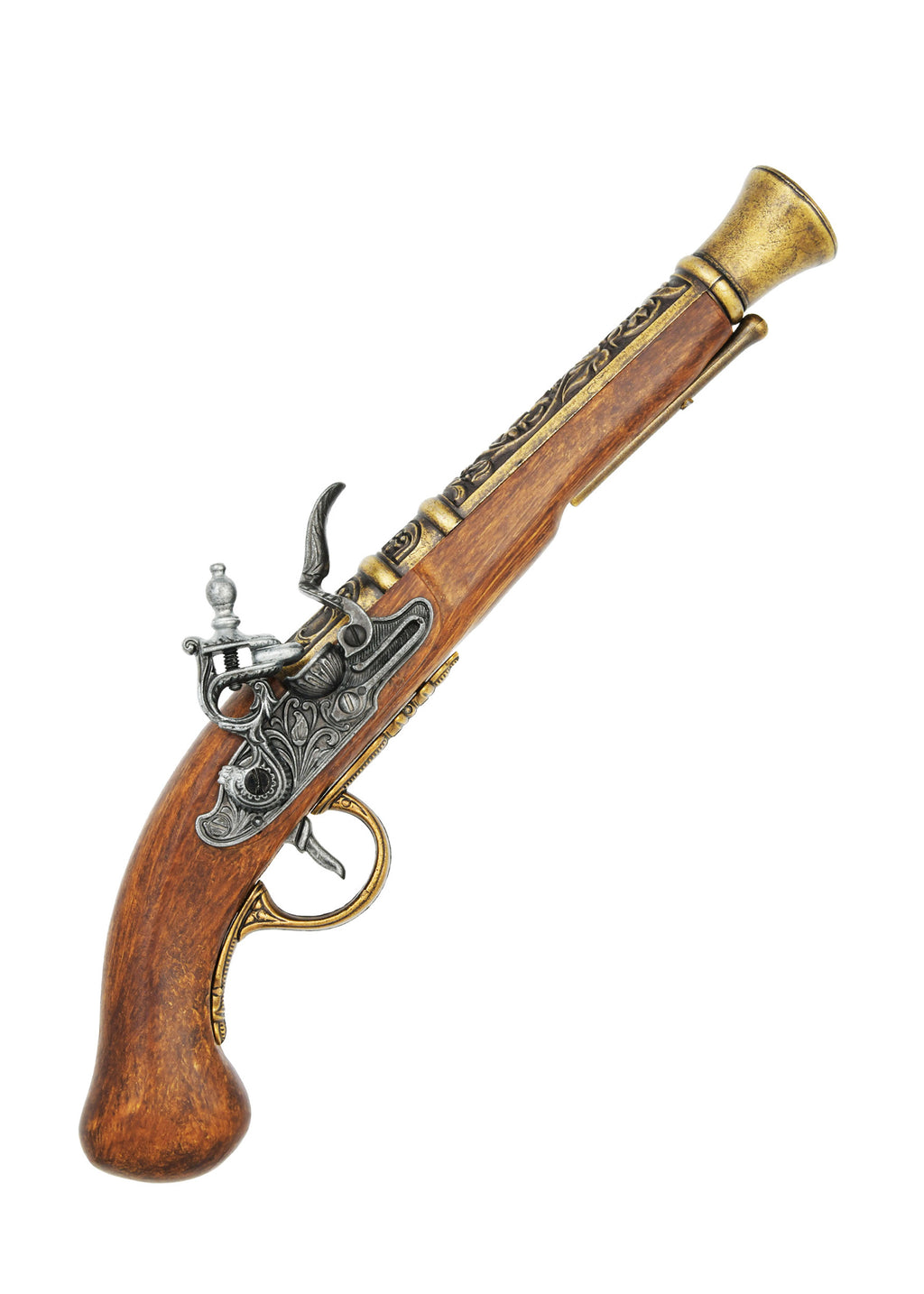 Pistolet pirate à culasse laiton, 18e siècle - Pirates Wares