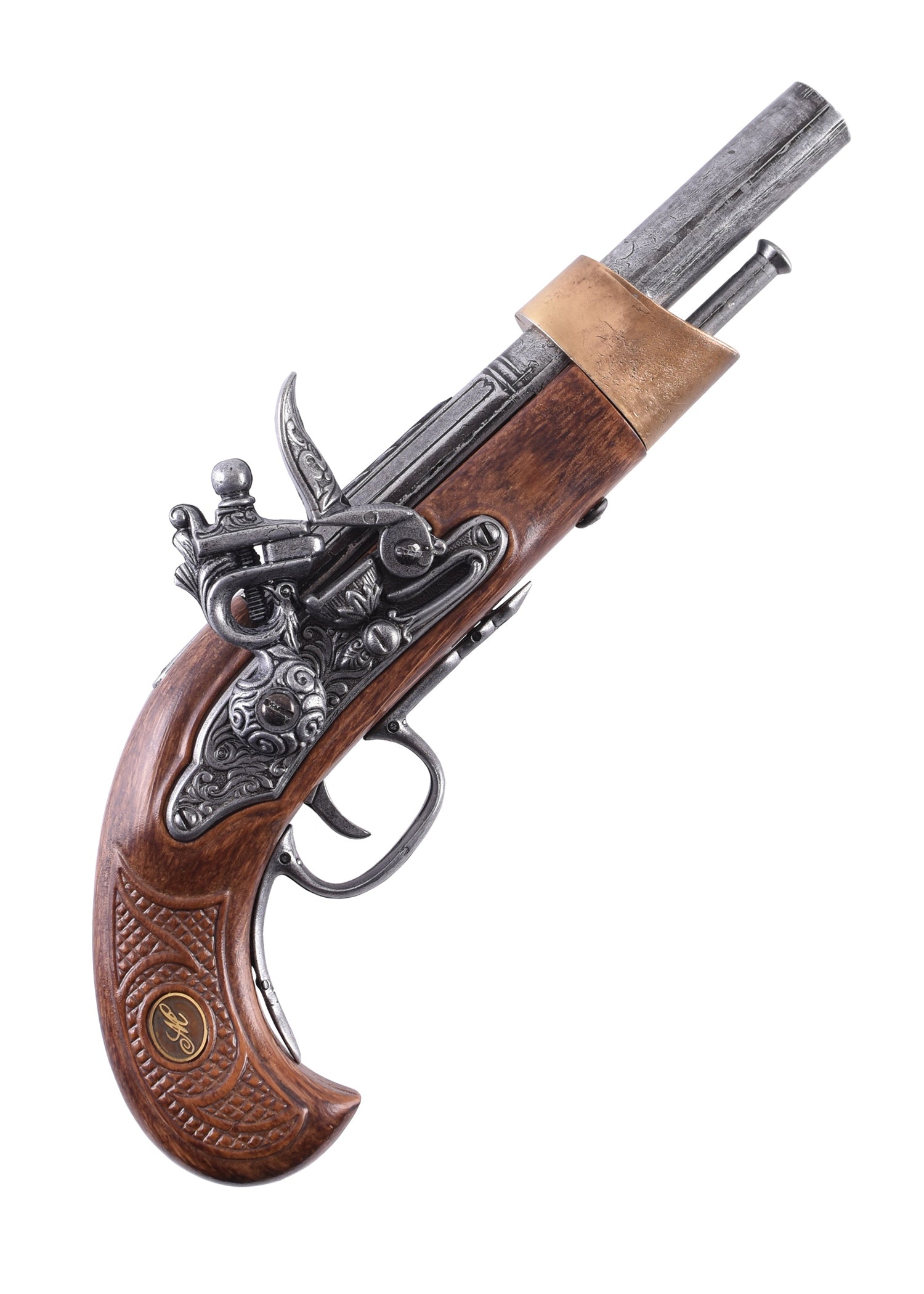 Pistolet pirate à silex français, 19e siècle Pirates Wares