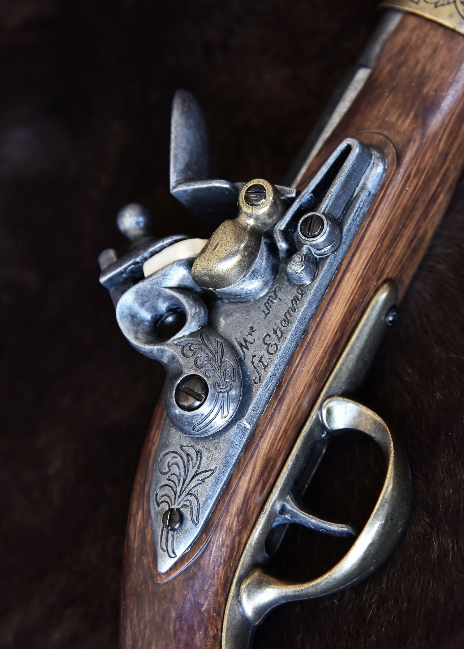 Pistolet pirate français à silex type Napoléon Pirates Wares