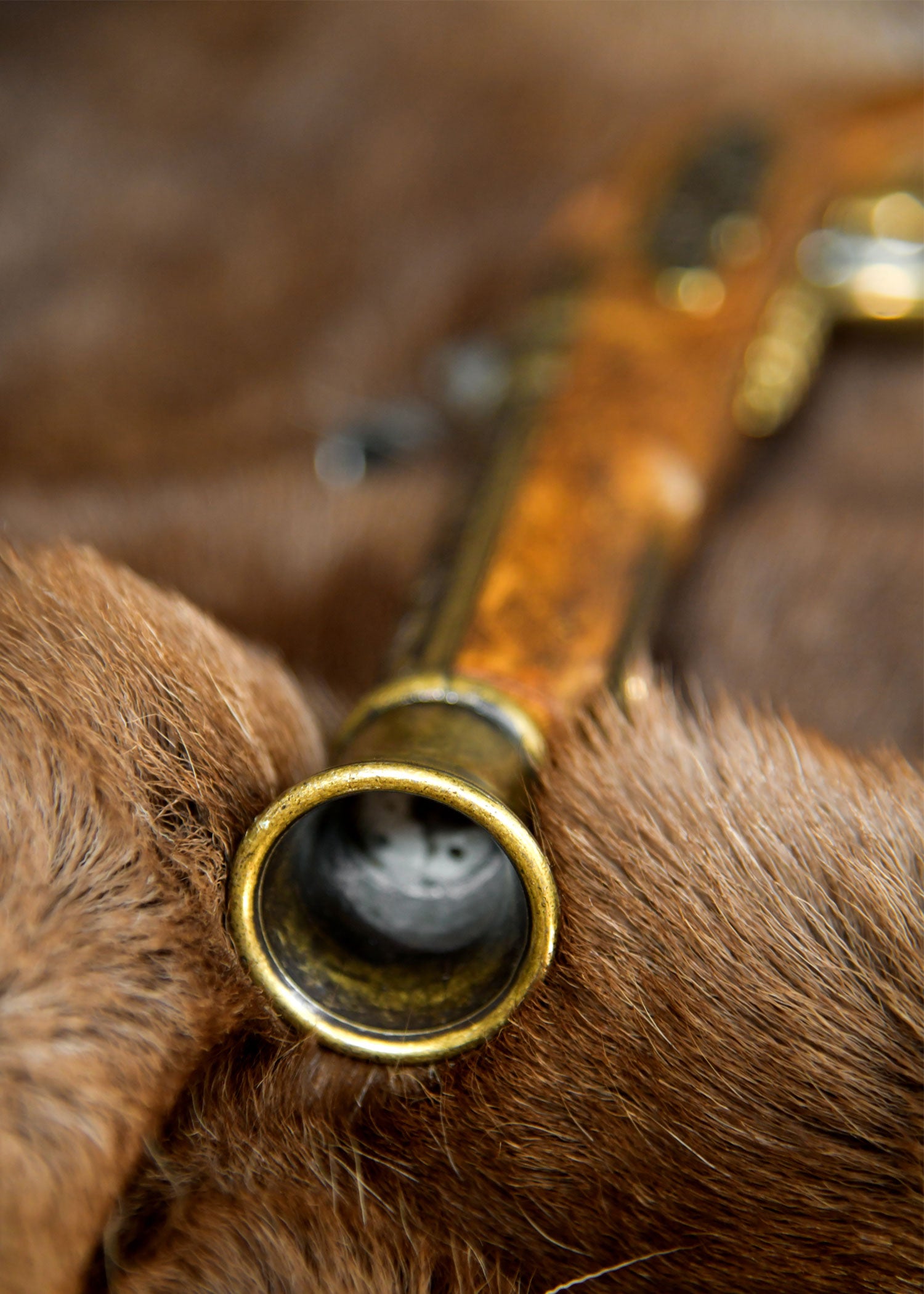 Pistolet pirate à culasse laiton, 18e siècle Battle-Merchant