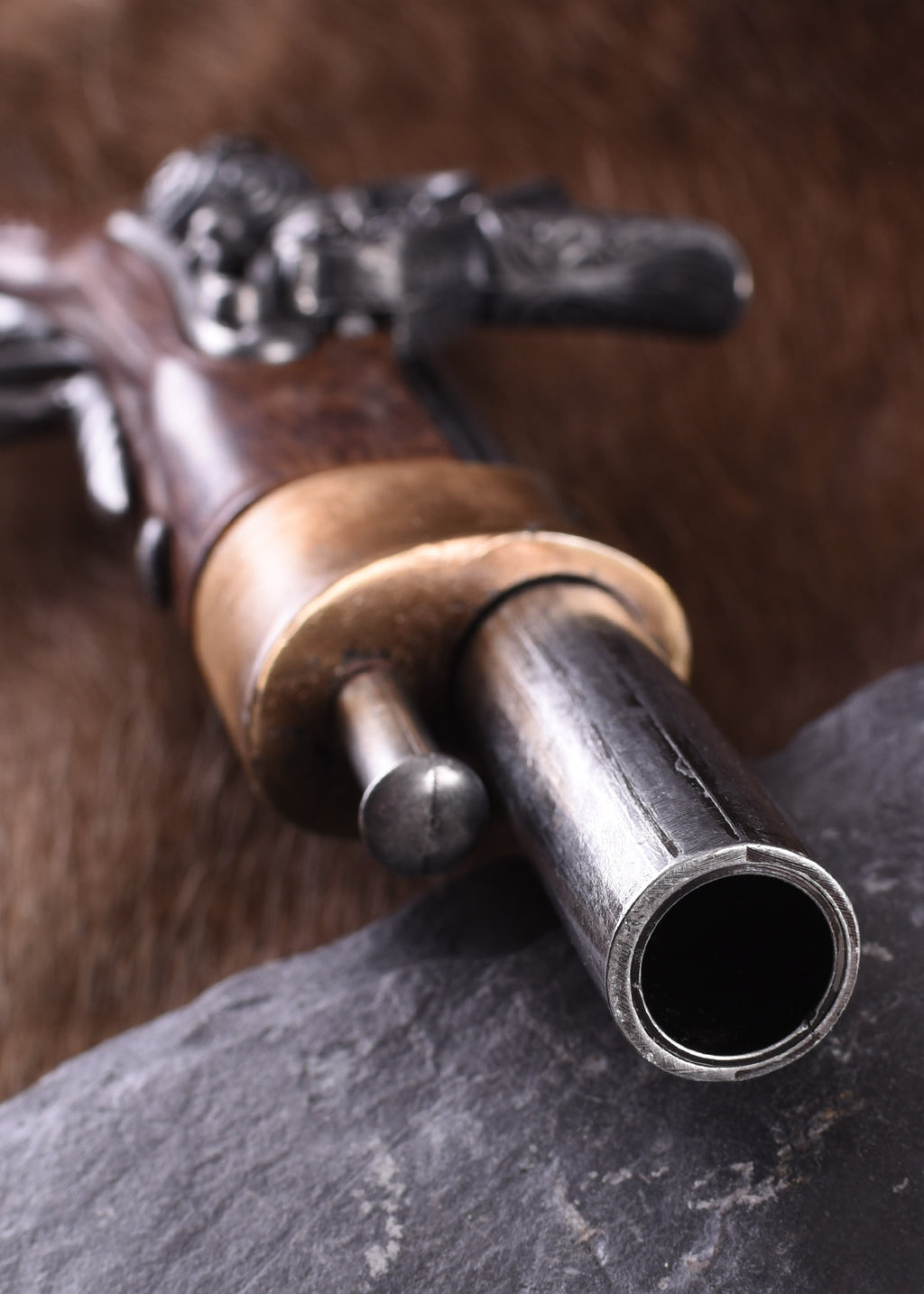 Pistolet pirate à silex français, 19e siècle Pirates Wares