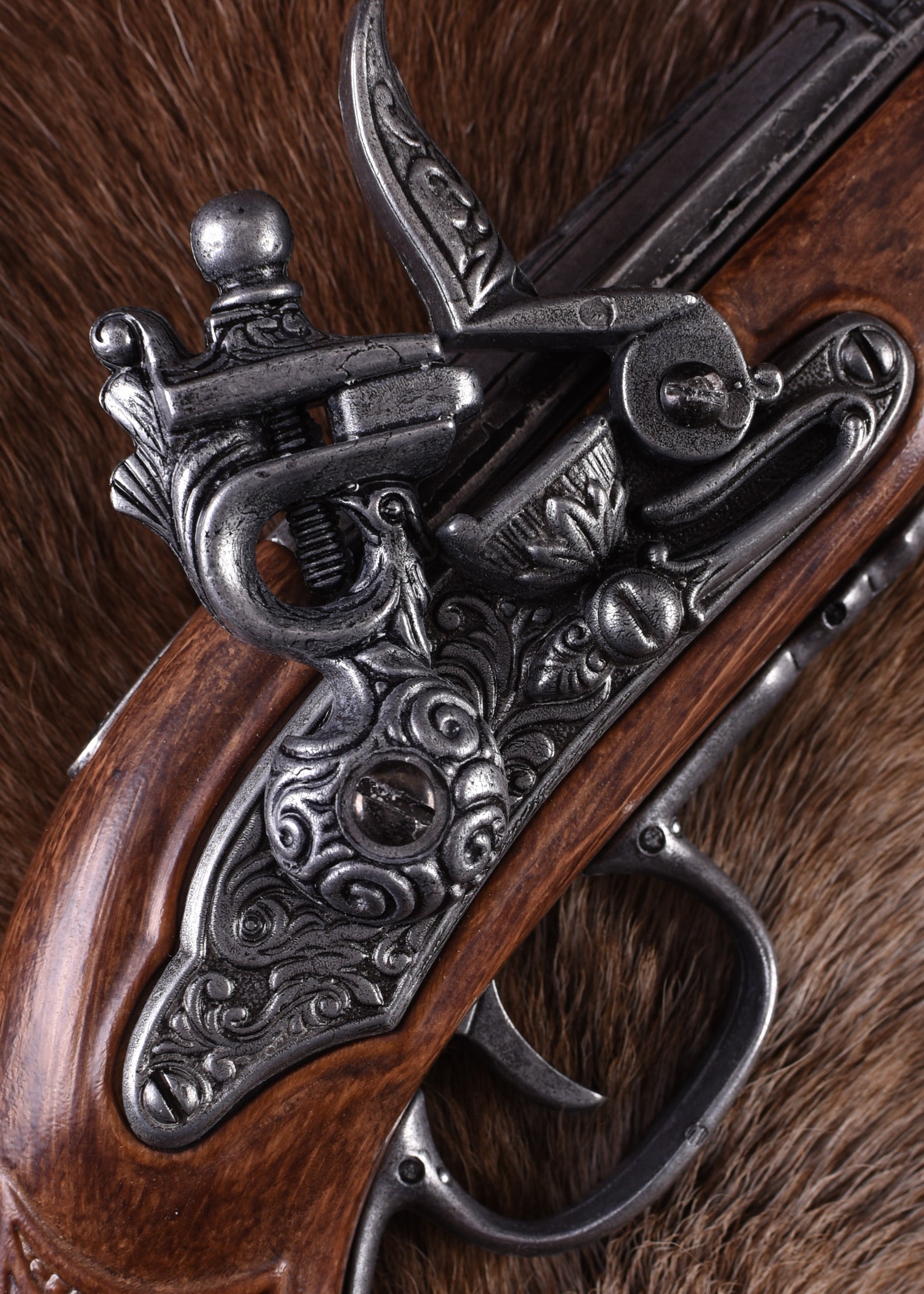 Pistolet pirate à silex français, 19e siècle Pirates Wares