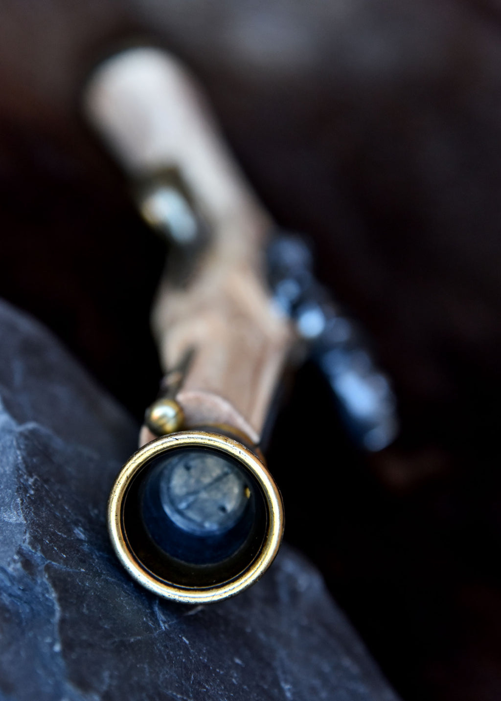 Pistolet pirate tromblon à silex façon ivoire, 18e siècle Pirates Wares